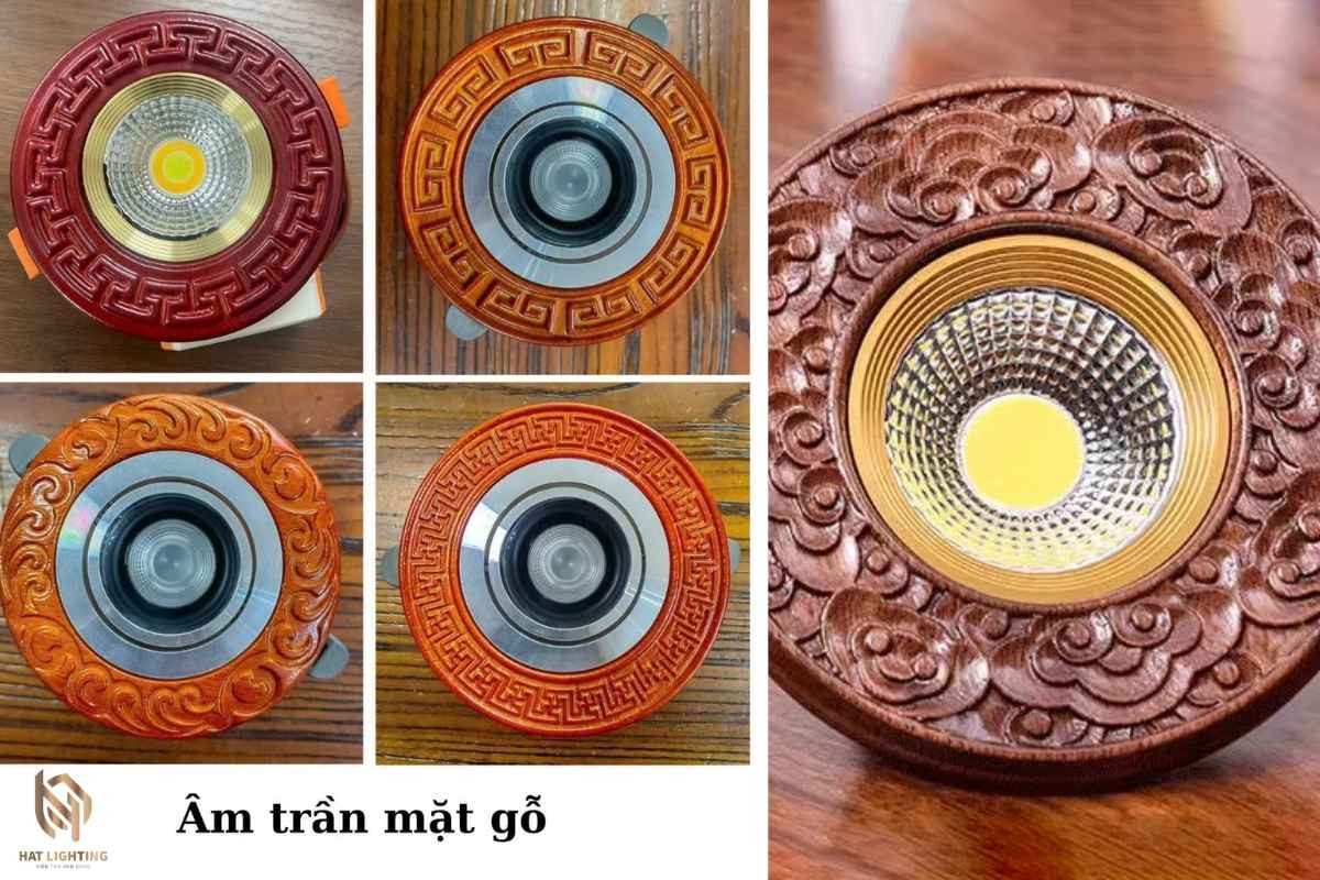 Đèn spotlight trần gỗ
