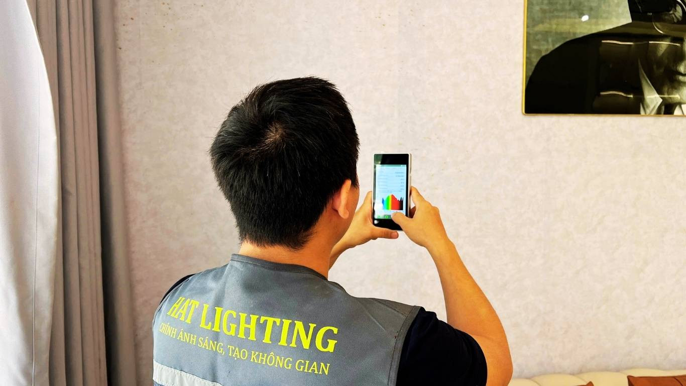 Quy trình khảo sát và đo đạc thực tế trước khi lên bản vẽ 3D.