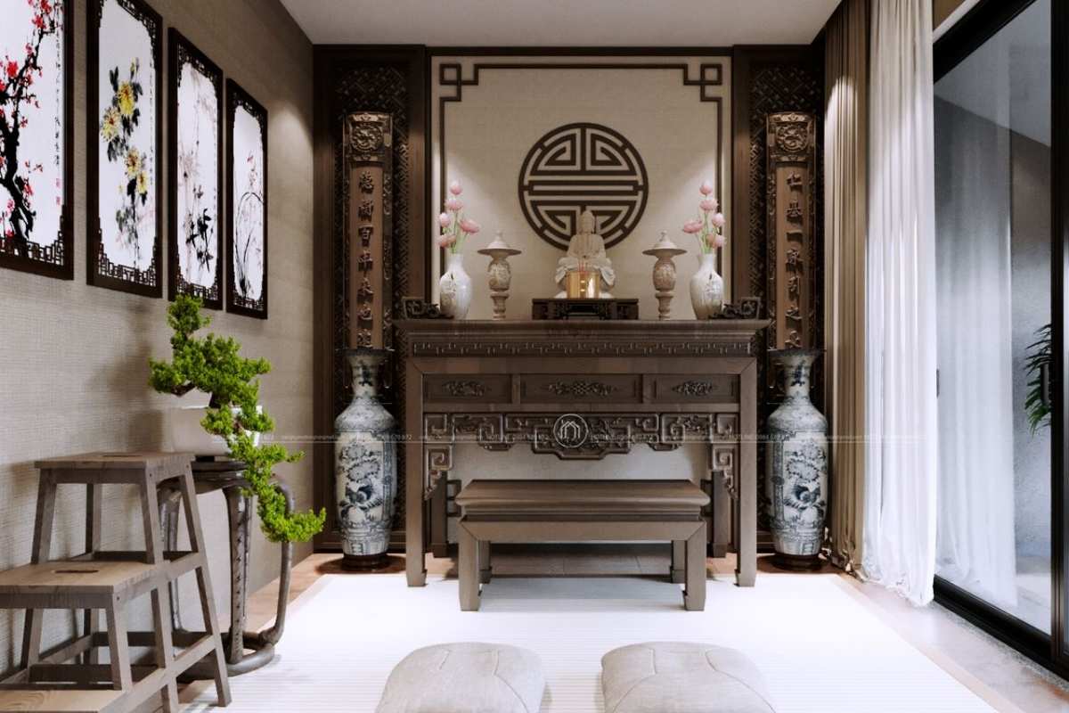 Giải pháp chiếu sáng nhà thờ họ nhà gỗ tại Nghệ An