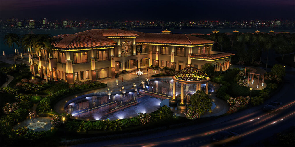 Thiết kế chiếu sáng villa