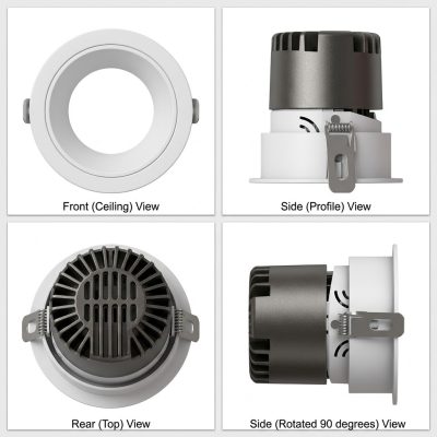 ĐÈN SPOTLIGHT ÂM TRẦN PHEDRA 15W (IP20)