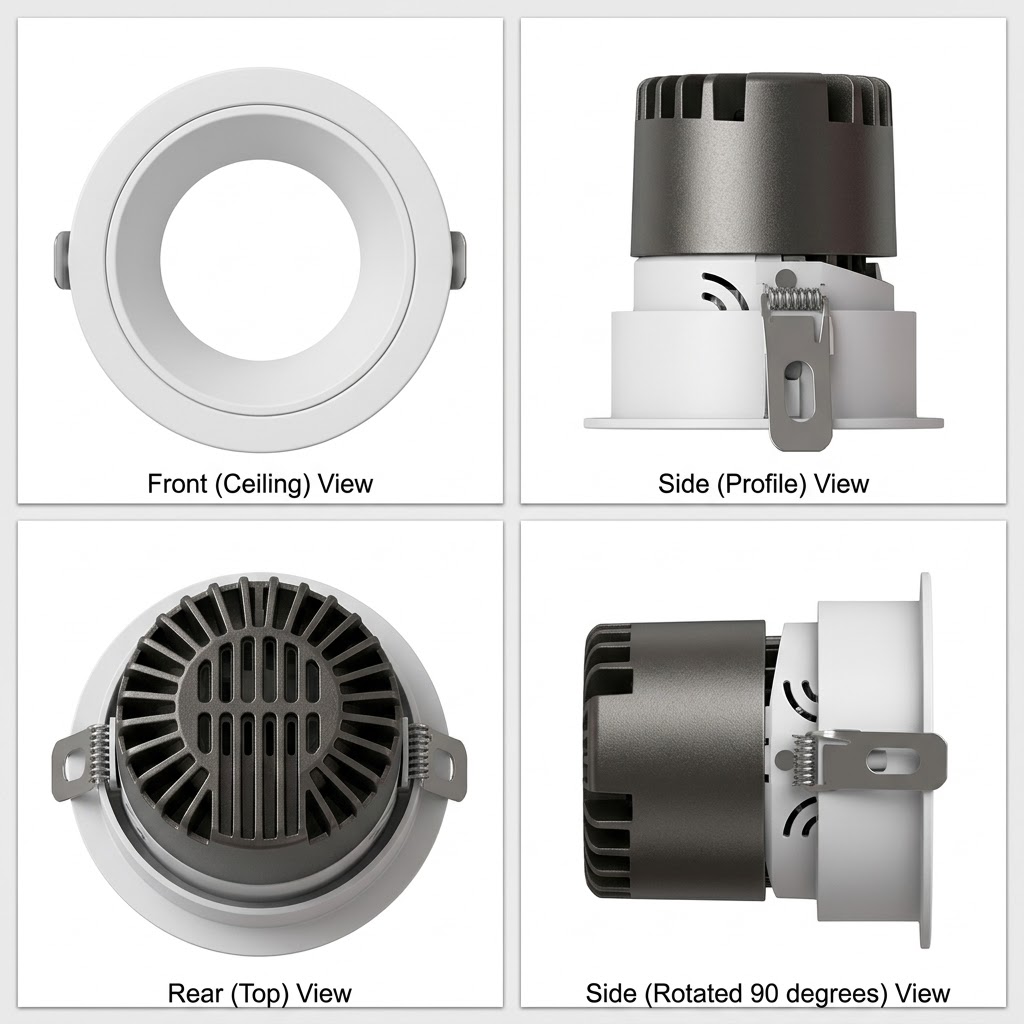 ĐÈN SPOTLIGHT ÂM TRẦN PHEDRA 15W (IP20)