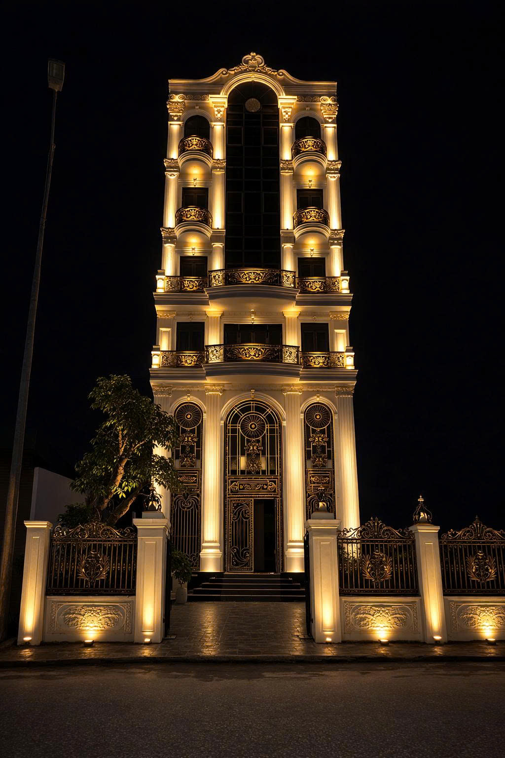 Top 7 Cửa Hàng Bán Đèn Spotlight Tại Vinh Nghệ An Uy Tín Nhất 2026 10 Thiết kế phối cảnh 3D kiến trúc tòa nhà bởi HAT Lighting