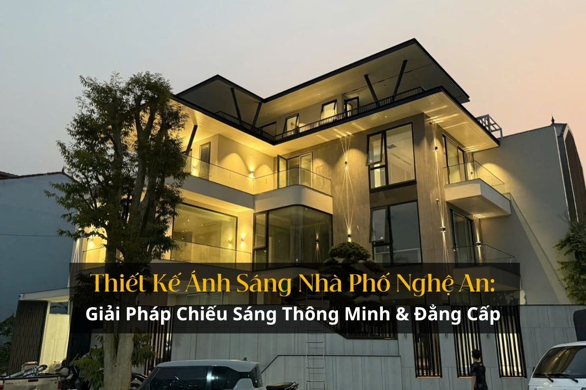 Thiết Kế Ánh Sáng Nhà Phố Nghệ An: Giải Pháp Chiếu Sáng Thông Minh & Đẳng Cấp 1 thiet ke chieu sang biet thu tai nghe an 25