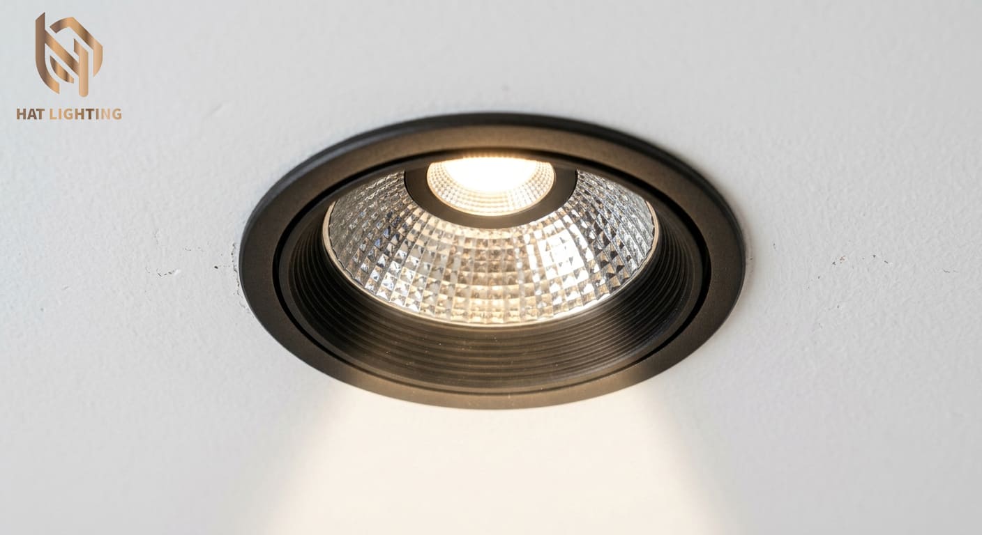Top 5 ChipLED Tốt Nhất Thế Giới: Giải Mã Ánh Sáng Đẳng Cấp Cho Biệt Thự 3 Đèn spotlight âm trần lõm sâu chống chói sử dụng chipLED Cree của Mỹ.