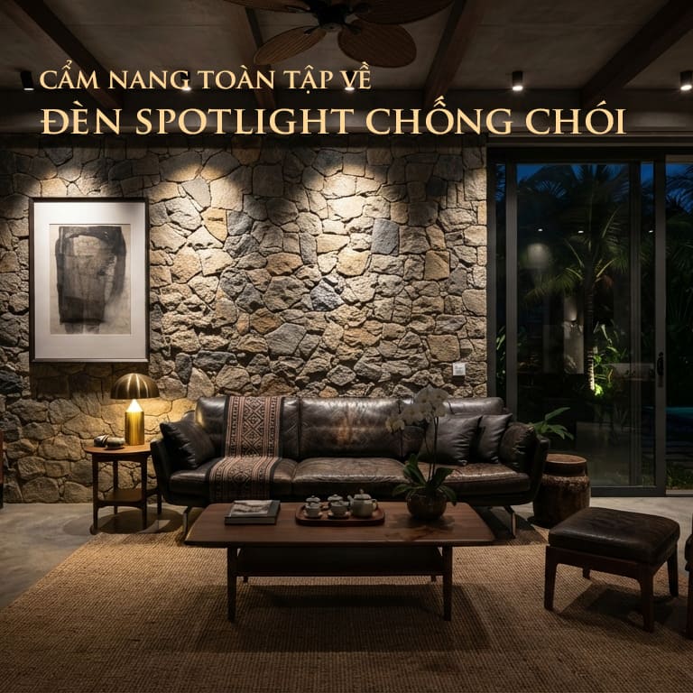 Cẩm nang toàn tập về đèn spotlight chống chói