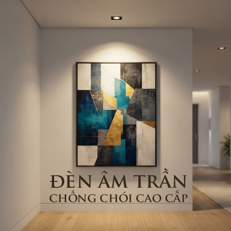 đèn âm trần chống chói cao cấp