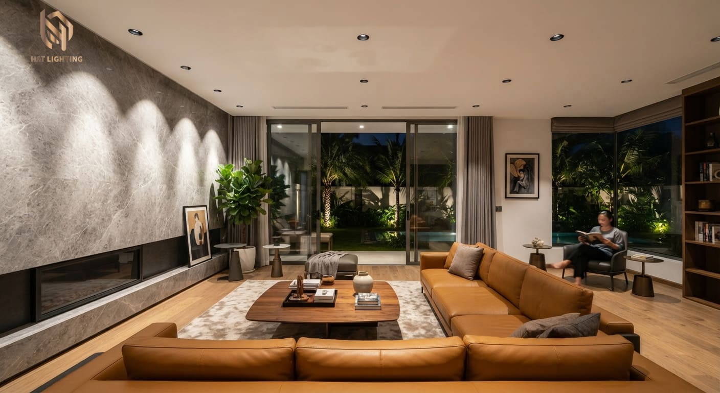 Đèn Âm Trần Thạch Cao Loại Nào Tốt Nhất 2026? | Tư Vấn Từ HAT LIGHTING 1 Đèn âm trần thạch cao loại nào tốt nhất cho biệt thự tại Nghệ An, Hà Tĩnh.