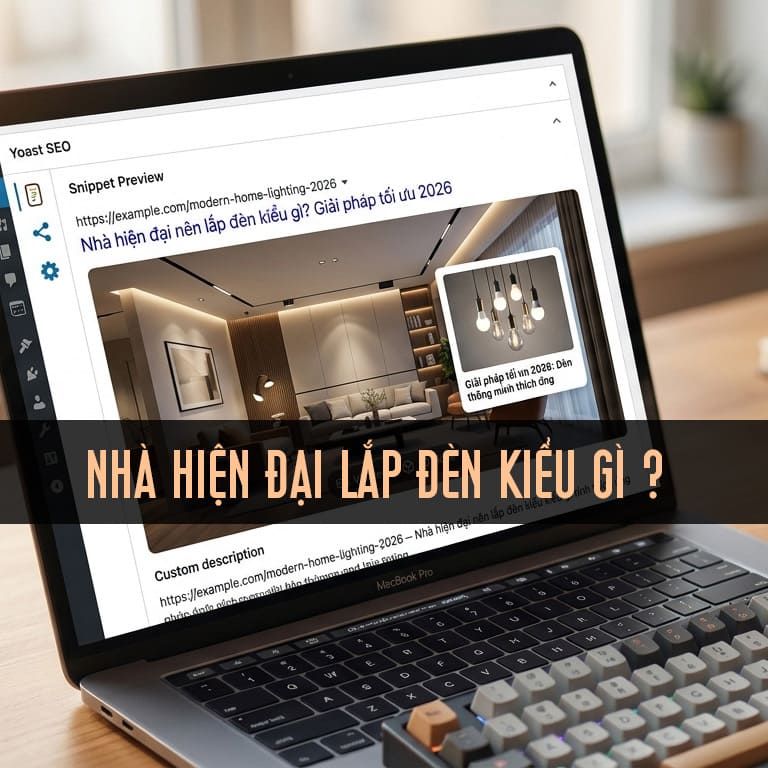 Nhà hiện đại nên lắp đèn kiểu gì?