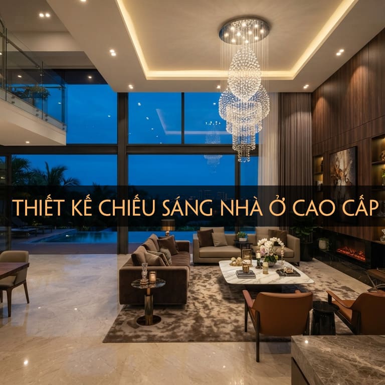 Thiết Kế Chiếu Sáng Nhà Ở Cao Cấp