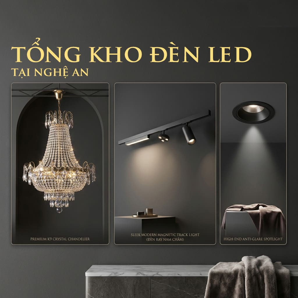 Tổng kho đèn LED tại Nghệ An