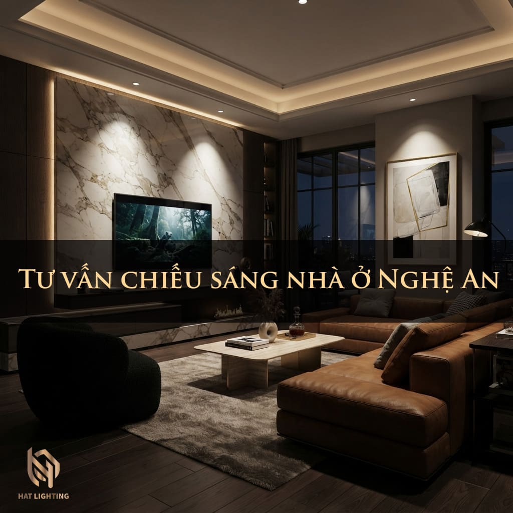Tư Vấn Chiếu Sáng Nhà Ở Nghệ An: Giải Pháp Ánh Sáng Chống Chói, Tôn Vinh Đẳng Cấp 1 Dự án tư vấn chiếu sáng nhà ở Nghệ An do HAT LIGHTING thực hiện, sử dụng đèn spotlight chống chói cao cấp.
