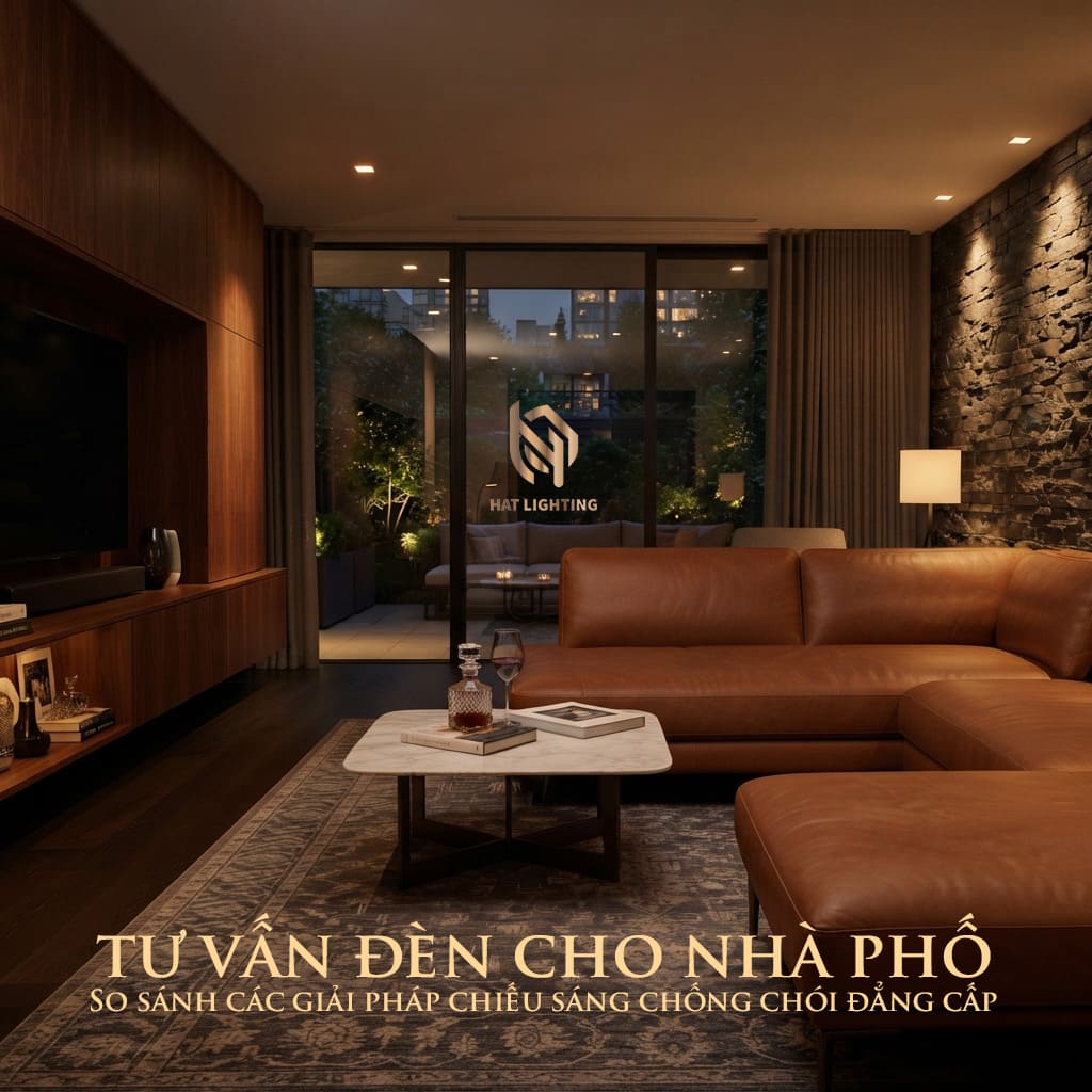 Tư Vấn Đèn Cho Nhà Phố: So Sánh Các Giải Pháp Chiếu Sáng Chống Chói Đẳng Cấp 1 Tư vấn đèn cho nhà phố với giải pháp chiếu sáng chống chói đẳng cấp từ HAT LIGHTING
