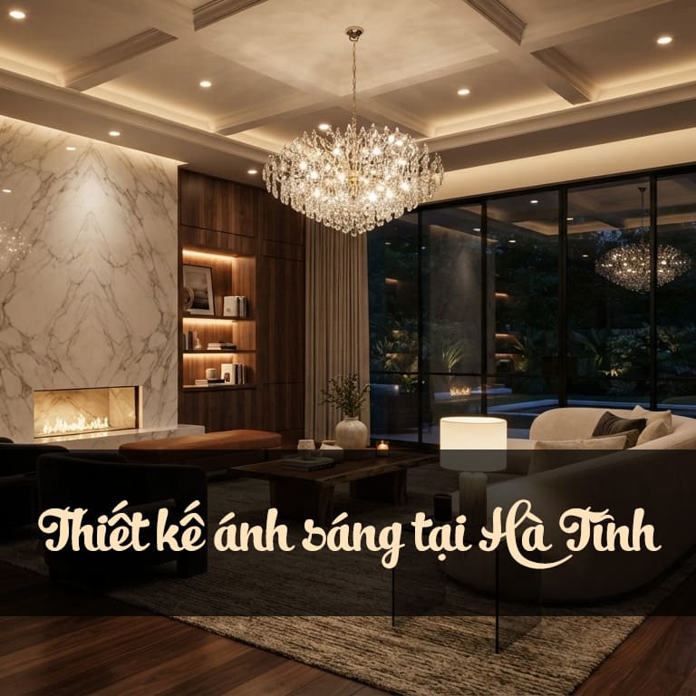 Thiết kế ánh sáng tại Hà Tĩnh trọn gói