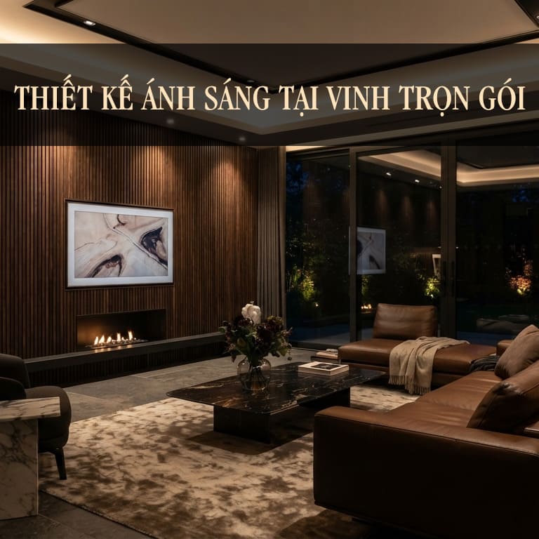Thiết kế ánh sáng tại Vinh trọn gói