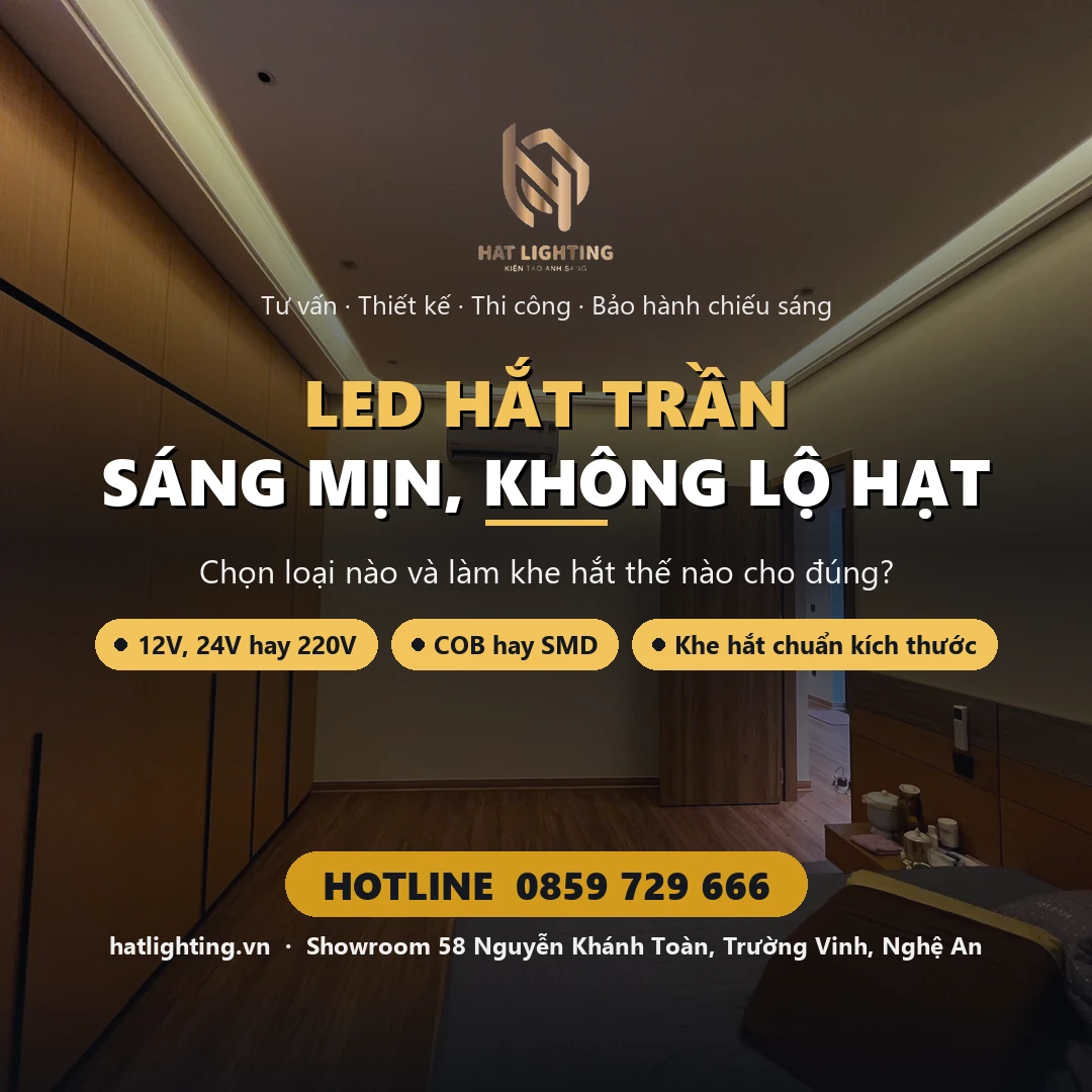 LED hắt trần – HAT Lighting