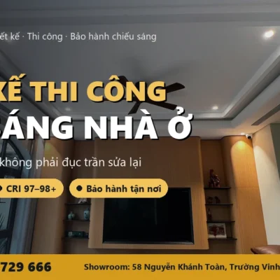 Thiết kế thi công ánh sáng nhà ở – HAT Lighting